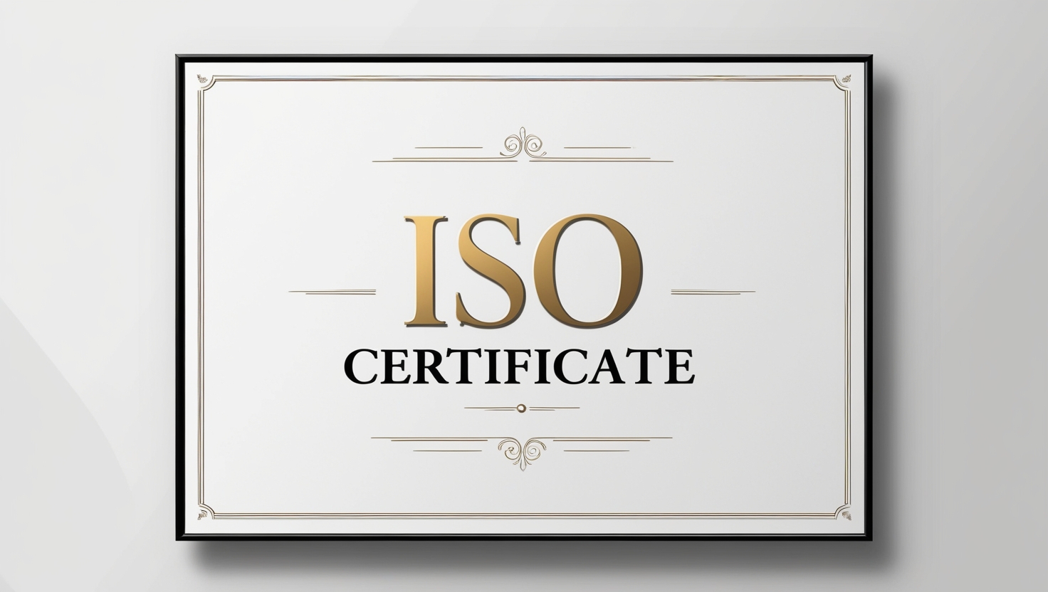 ISO CERTIFICATE